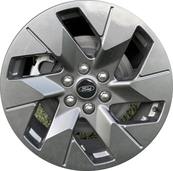 Ford F-150 Lightning 2022-2024 powder coat dark grey 20x8.5 aluminum wheels or rims. Hollander part number ALY10471, OEM part number NL3Z-1007-C.