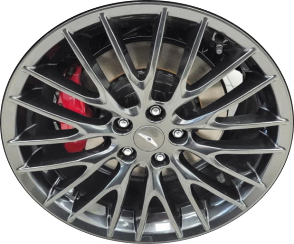 Genesis G70 2022 powder coat dark charcoal 19x8 aluminum wheels or rims. Hollander part number ALYG701922F, OEM part number Not Yet Known.