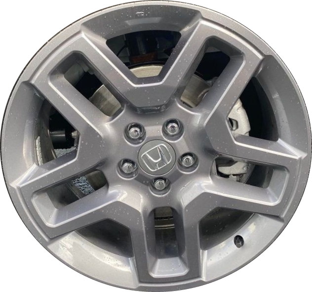Honda Passport EX L 2022-2025 powder coat dark grey 20x8.5 aluminum wheels or rims. Hollander part number 63708a, OEM part number 42800TGSA30.