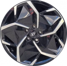 ALYIA033 Hyundai Ioniq 5 Wheel/Rim Black Machined #52910GI110