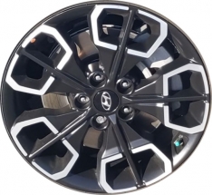 ALY70661 Hyundai Santa Cruz Wheel/Rim Black Machined #52910K5100