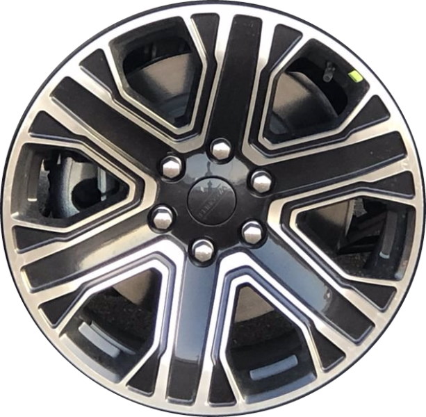 Jeep Wagoneer 2022-2025 charcoal machined 20x9 aluminum wheels or rims. Hollander part number 9297, OEM part number 4755409AA.