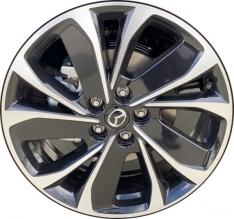 ALY65010 Mazda CX-5 Wheel/Rim Black Machined #9965537090
