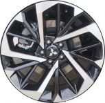 ALYMK090U45 Mitsubishi Outlander Wheel/Rim Black Machined #4250G022