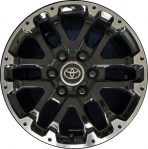 ALY75273 Toyota Sequoia, Tundra TRD Wheel/Rim Black Machined #426110C300