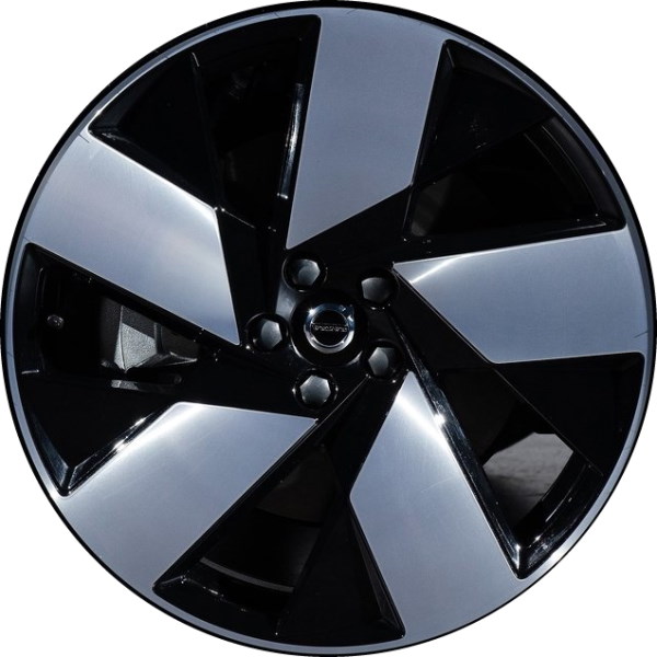 Volvo C40 2022-2024 XC40 2023-2024  black machined 20x8 aluminum wheels or rims. Hollander part number ALY70513, OEM part number 321436297.