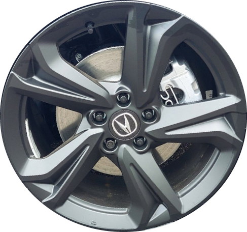 Acura Integra 2023 powder coat charcoal 19 Inch aluminum wheels or rims. Hollander part number ALYINT1923, OEM part number Not Yet Known.