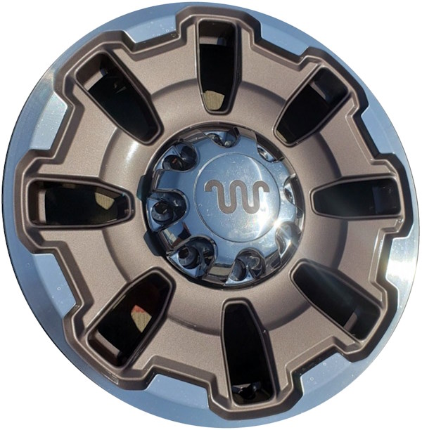 Ford F-250 2023-2025, F-350 SRW 2023-2025 Beige Machined 20x8 aluminum wheels or rims. Hollander part number ALY10487, OEM part number PC3Z1007D.