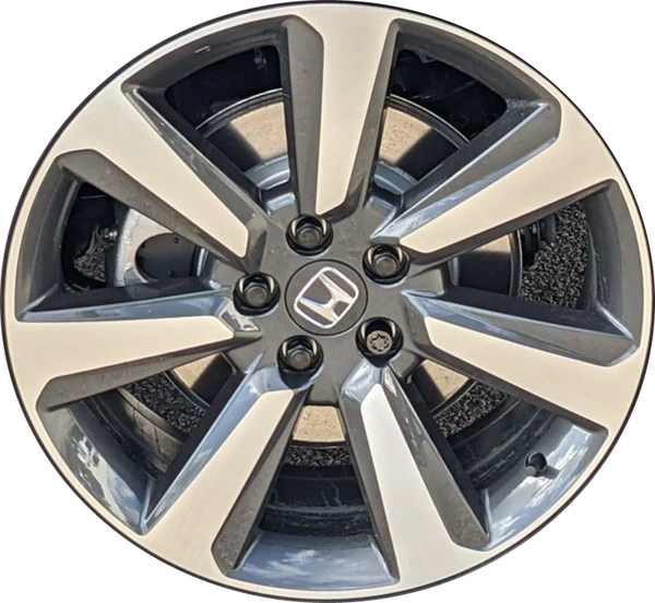 Honda Pilot 2023-2025 charcoal machined 20x8 aluminum wheels or rims. Hollander part number ALY60316A, OEM part number 42700-T90-A21.