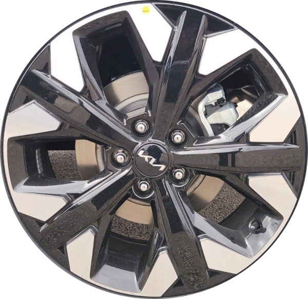 ALY74647 KIA Sportage Wheel/Rim Black Machined #52910P1360