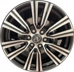 ALYLG087U45 Lexus LX600 Wheel/Rim Black Machined #4261160G10