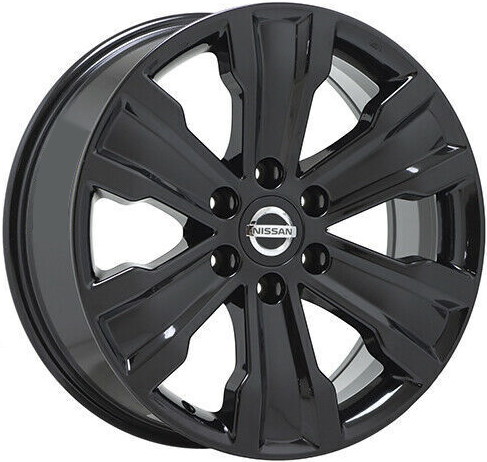 Nissan Titan 2023-2024 powder coat black 20x8 aluminum wheels or rims. Hollander part number Not Yet Known, OEM part number Not Yet Known.
