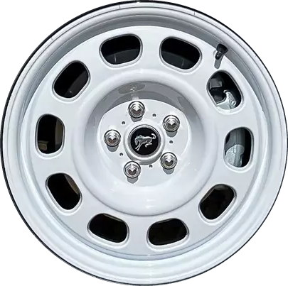 Ford Bronco Sport 2023-2025 powder coat white 17x7 aluminum wheels or rims. Hollander part number ALY10426B, OEM part number N1PZ-1007-A.