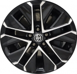 ALYTW074U45 Toyota Mirai Wheel/Rim Black Machined #4261162090