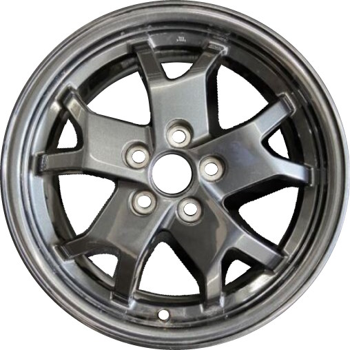 Toyota Prius SE 2023-2025, Prius Prime SE  2023-2024 powder coat charcoal 17x6.5 aluminum wheels or rims. Hollander part number ALY69196, OEM part number 42611-47651, 42611-47701.