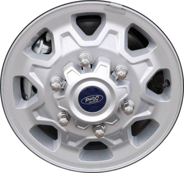 Ford Transit 150 2023-2024, Transit 250 2023-2024, Transit 350 SRW 2023-2024 powder coat silver 16x6.5 aluminum wheels or rims. Hollander part number TRANU20, OEM part number Not Yet Known.