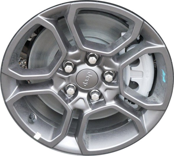 Jeep Grand Cherokee 4xe 2024-2025  powder coat grey 18x8 aluminum wheels or rims. Hollander part number NotYetKnown, OEM part number Not Yet Known.