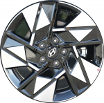 ALYIA069U45 Hyundai Kona Wheel/Rim Black Machined #52910BE300