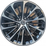 ALYLG028U45 Lexus LS500, LS500h Wheel/Rim Black Machined #4261150830