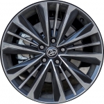 ALYGRHIGU45 Toyota Grand Highlander Wheel/Rim Black Polished #4260D0E051