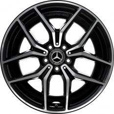 ALY65582U45 Mercedes-Benz E350, E450 Wheel/Rim Black Machined #21340165007X23