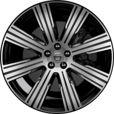 ALY70489 Volvo XC90 Wheel/Rim Black Machined #316802180