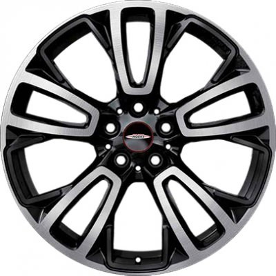 Mini Clubman 2024 Mini Countryman 2020-2024  black machined 19x8 aluminum wheels or rims. Hollander part number ALY86594, OEM part number 36106888853.