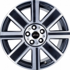 ALY86247 Mini Clubman Wheel/Rim Black Machined #36116888083