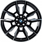 ALYCC083 BMW i4, M440i Wheel/Rim Black Machined #36118089227