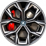 ALYCC092U30HH BMW 430i, i4, M440i Wheel/Rim Charcoal Machined #36118747306