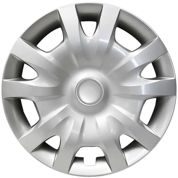 553s 16 Inch Aftermarket Silver Hubcaps/Wheel Covers Set