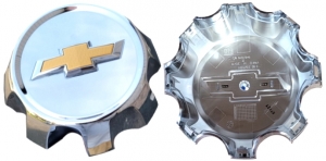 C5961U01 Chevrolet Silverado 2500, 3500 SRW Chrome OEM Center Cap #84896111
