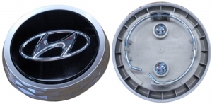 C70985 Hyundai Elantra, Sonata Black OEM Center Cap #52960L1200