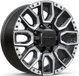 ALYGZ060 Chevrolet Silverado, GMC Sierra 2500, 3500 Wheel/Rim Black Machined #84622785