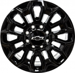 ALYGZ099 Chevrolet Silverado, GMC Sierra 2500, 3500 Wheel/Rim Black Painted #84829258