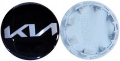 C74831 KIA Carnival, Forte, Seltos, Soul, Stinger, Telluride OEM Black Center Cap #52960R0100