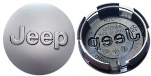 C95198 Jeep Grand Cherokee, L OEM Silver Center Cap #1LB77SSHAC