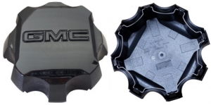 C5950U03 GMC Sierra 2500, 3500 OEM Black Center Cap #23378308