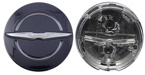 C2515SW Chrysler Pacifica OEM Center Cap Black w/Silver Wings #7BB94DX8AA