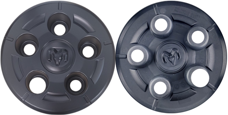 C2534U45-23 Dodge Ram ProMaster OEM Black Center Cap #68414466AB