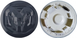 C2696 Dodge Ram 2500, 3500 SRW OEM Gloss Black Center Cap #7BH20DX8AA