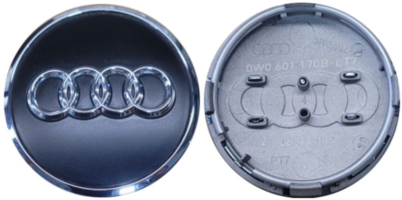 C59047 Audi A4, S4, RS5 OEM Black Center Cap #8T0601170ALT7