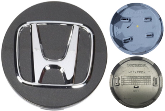 C64048 Honda Accord, Civic, CR-V, CR-Z, HR-V Odyssey, Ridgeline Charcoal Center #44732T2AA41