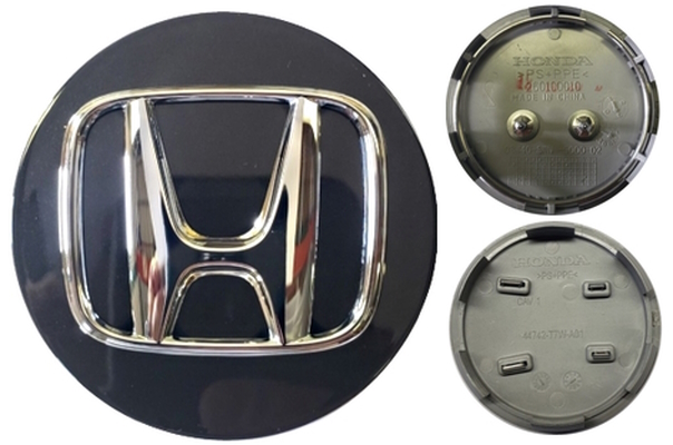 C64106 Honda Odyssey, Passport, Pilot, Ridgeline Dark Charcoal OEM Center Cap #08W18T7S10003