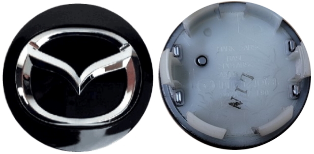 C64965 Mazda MX-5 Miata OEM Black Center Cap #DT91-37-190
