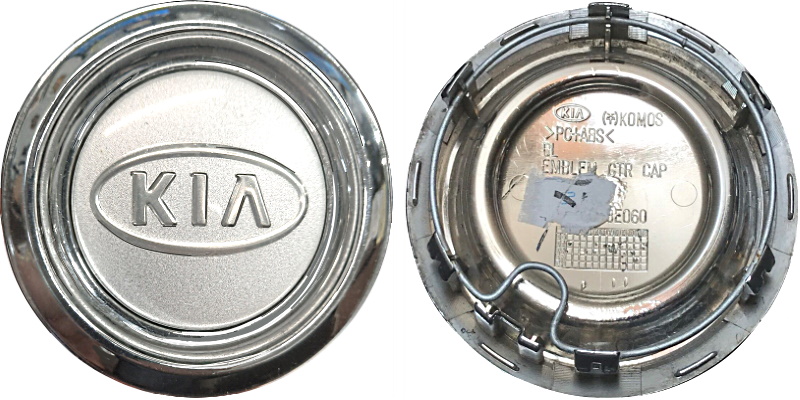 C74566SC Kia Sorento OEM Silver/Chrome Center Cap #52960-3E200