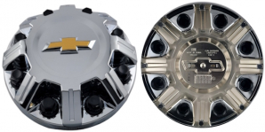 C8094FC-CHEV Chevrolet Silverado 3500 DRW Front Chrome OEM Center Cap #84859635