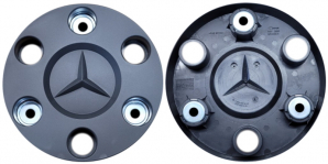 C85412 Mercedes Benz Sprinter 3500, 4500 OEM Black Center Cap #9064000225