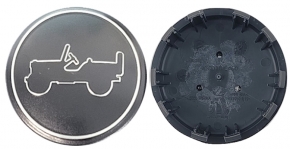 C9179 Jeep Gladiator, Wrangler OEM Black Center Cap #68550771AA