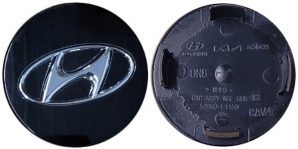 C70723 Hyundai Palisade, Santa Cruz Black OEM Center Cap #52960L1150